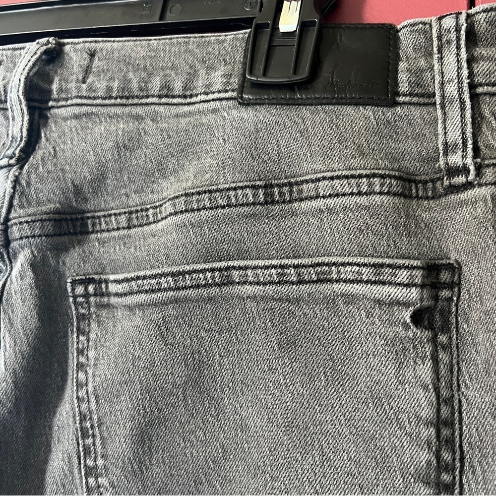 Madewell Women's Size 30p The Perfect Vintage Jeans Cosner Wash Knee Rip Edition - Picture 4 of 7